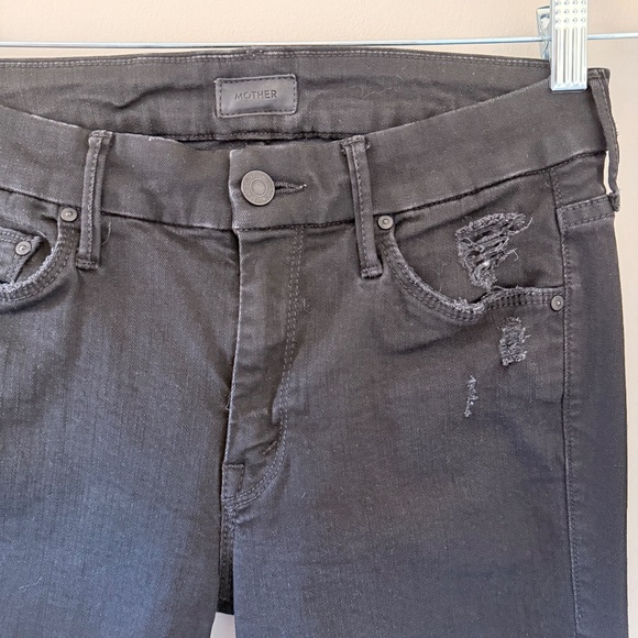 Mother Looker Ankle Fray in Guilty as Sin (Size 26) - Picture 4 of 8